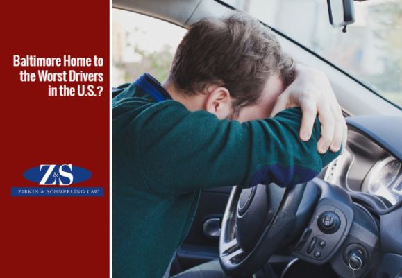 Baltimore Home to the Worst Drivers in the U.S.?﻿