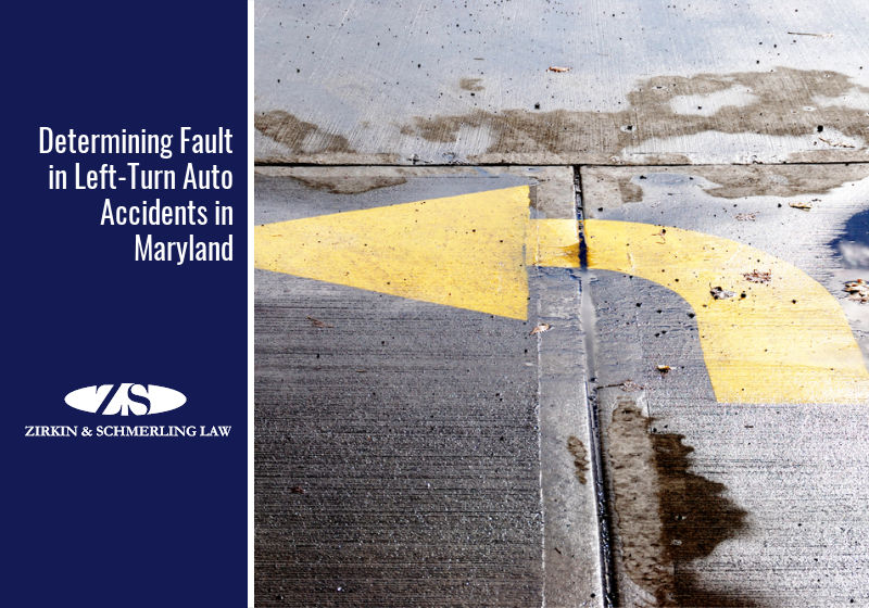 Determining Fault in Left-Turn Auto Accidents in Maryland